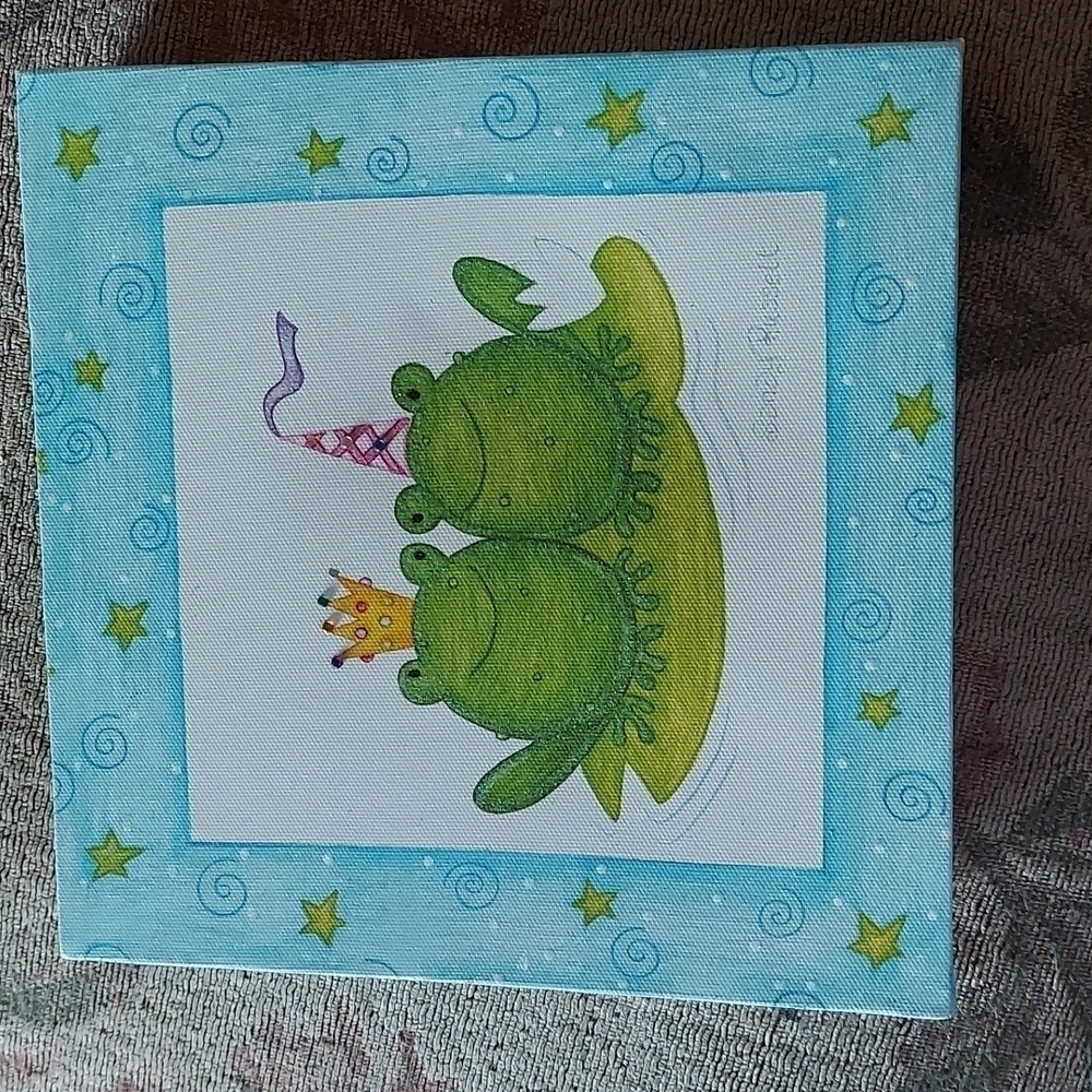 Little Girl's Frog Princess Wall Art